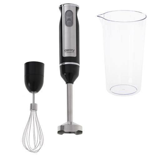 Blender de mana Camry CR 4621, 600 W, 1 viteza + Turbo, Pahar 0.6 l, Tel (Negru/Argintiu)