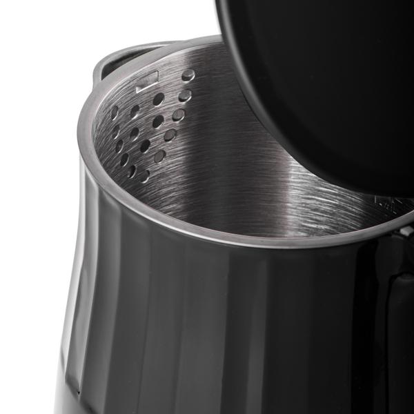 Fierbator de apa Adler AD 1350, 1.7 l, 1850-2200 W, Display tactil, Baza rotativa 360 (Negru)