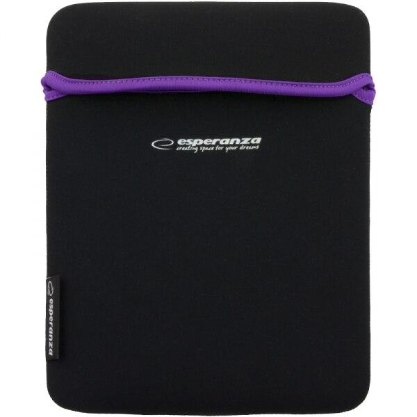 Husa de protectie Esperanza ET172V pentru tableta 9.7'', Neopren, Negru