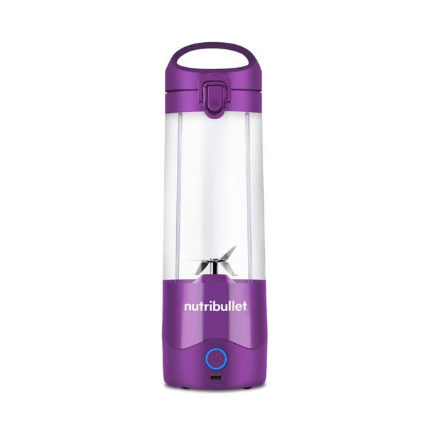 Blender portabil NUTRIBULLET NBP003PU, 0.475l, 1 treapta viteza, USB-C (Mov)