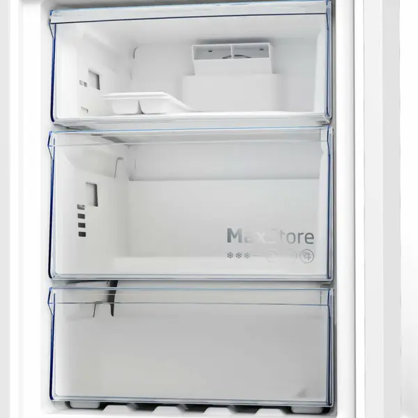 Combina frigorifica Beko B5RCNA366HXB1, 316 l, No Frost, Clasa C, AeroFlow, HarvestFresh, MaxStore, H 186,5 cm (Gri)