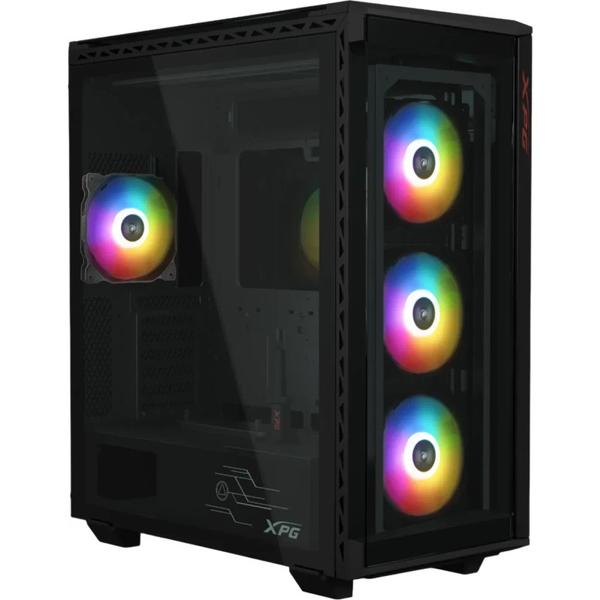 Carcasa XPG Battlecruiser II, Middle Tower, plexiglass (Negru)
