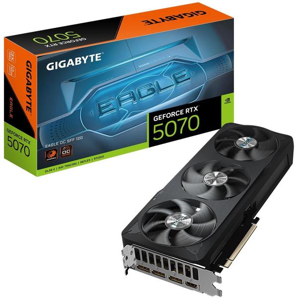 Placa video GIGABYTE GeForce RTX 5070 EAGLE OC SFF 12GB GDDR7 192-bit	 DLSS 4.0