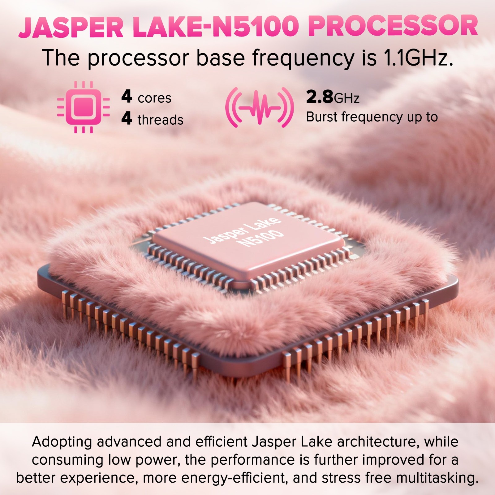 Laptop Auusda cu procesor Intel Alder Celeon N5100,4C/4T, 16GB, 512Go SSD, 15 "6" FHD, Windows 11, Intel UHD Graphics, Rosz