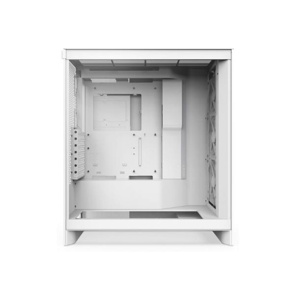 Carcasa NZXT H7 Flow 2024, Middle Tower, Tempered glass (Alb)