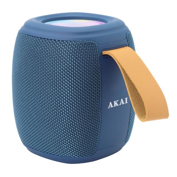 Boxa Portabila Akai ABTS-V5BL, Bluetooth, Radio FM, USB (Albastru)