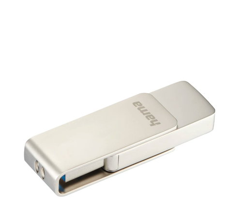 Memorie USB HAMA Rotate Pro 182485, 64GB, USB 3.0 (Argintiu)