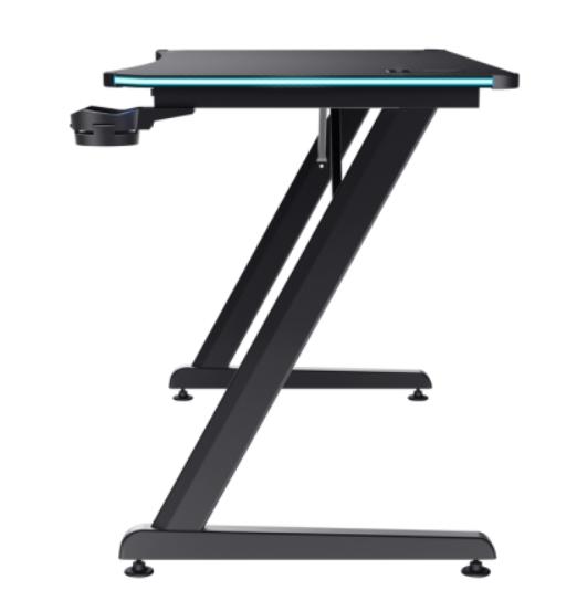 Birou gaming RGB Trust GXT 709 Luminus (Negru)