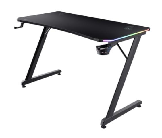 Birou gaming RGB Trust GXT 709 Luminus (Negru)
