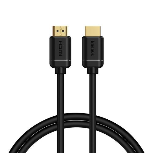 Cablu HDMI 2.0, Baseus CAKGQ-A01, 4K 60Hz, 3D, HDR, 18 Gbps, 1 m, Negru