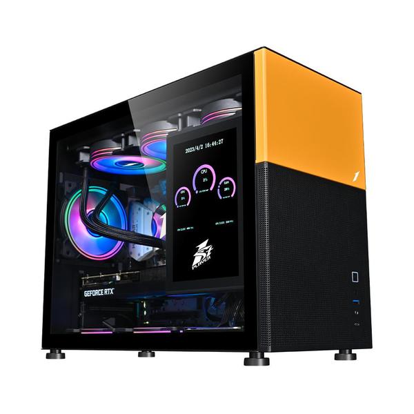 Carcasa 1STPLAYER MI6-EV, Mid Tower (Negru)