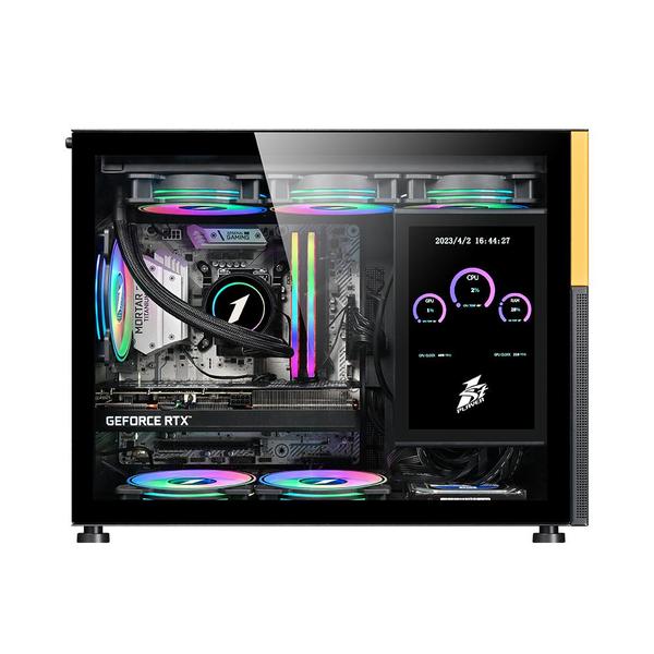 Carcasa 1STPLAYER MI6-EV, Mid Tower (Negru)