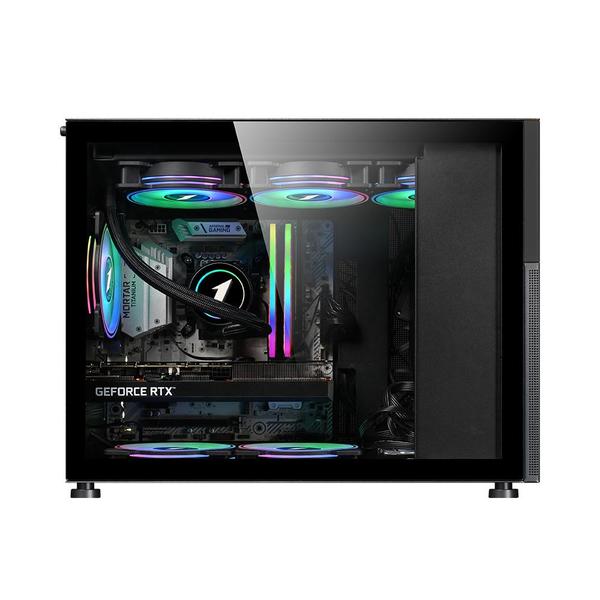 Carcasa 1STPLAYER MI6-EV, Mid Tower (Negru)