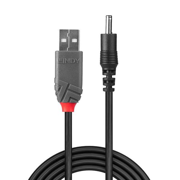Cablu Lindy LY-70266, 1.5m, USB 2.0 - Jack 3.5mm