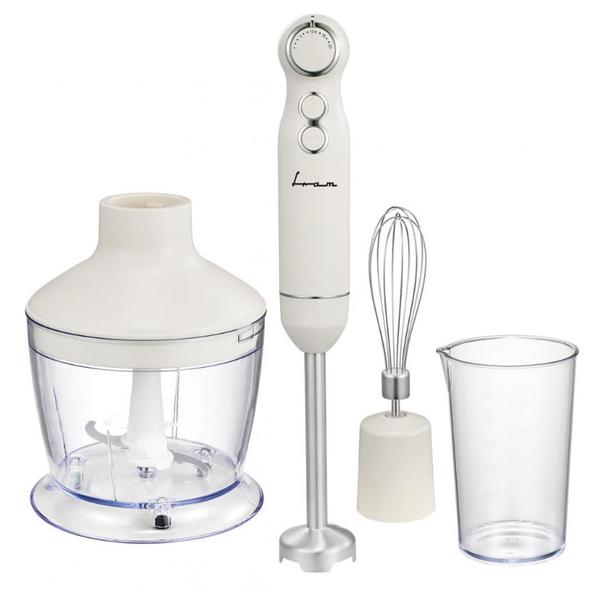 Mixer vertical Fram FHBL-RAC1200CR, 1200 W, Turbo, 1 L (Alb)