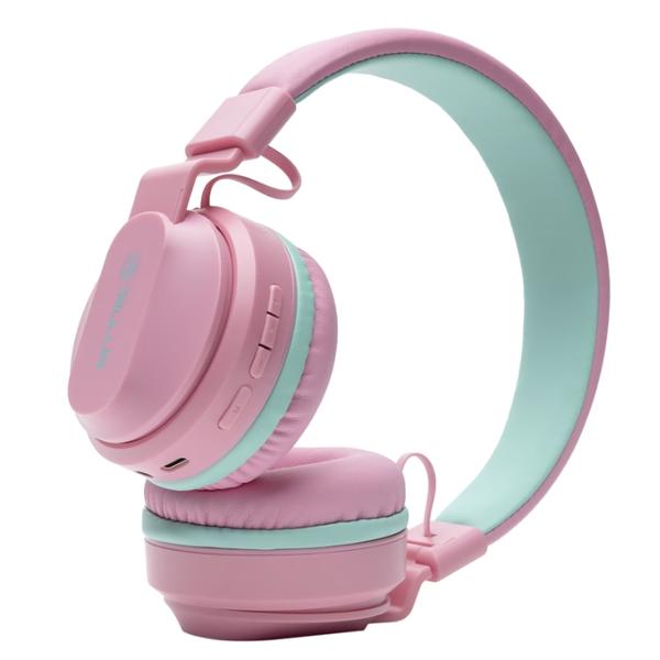 Casti Stereo Tellur Buddy, Bluetooth, Microfon (Roz)