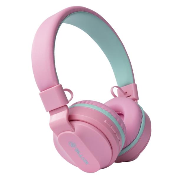 Casti Stereo Tellur Buddy, Bluetooth, Microfon (Roz)