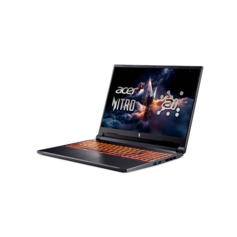 Laptop Acer Nitro V16 ANV16 FHD 16 inch AMD Ryzen AI 5 240 16GB 512GB SSD RTX 5050 Windows 11 Home Black
