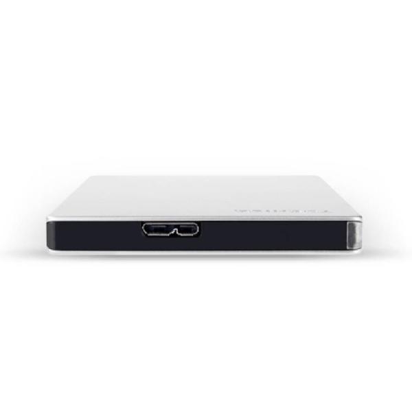 HDD Extern Toshiba Canvio Slim, 2TB, USB3.2 Gen 1, 2.5inch (Argintiu)