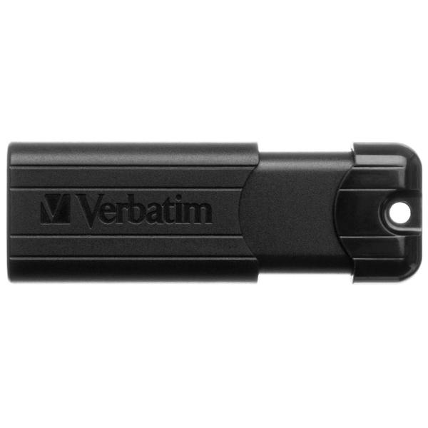Stick USB Verbatim Pinstripe, USB 3.0, 64GB (Negru)