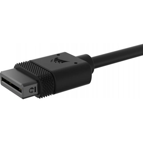 Kit cabluri Corsair iCUE LINK pentru ventilatoare, 1x 600mm, 2x 200mm, 2x 100mm (Negru)