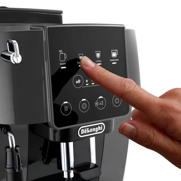 Espressor automat De’Longhi Magnifica ECAM220.22.GB, 1450 W, 15 bar, 1.8 L, 250g cafea, 13 grade macinare (Negru)