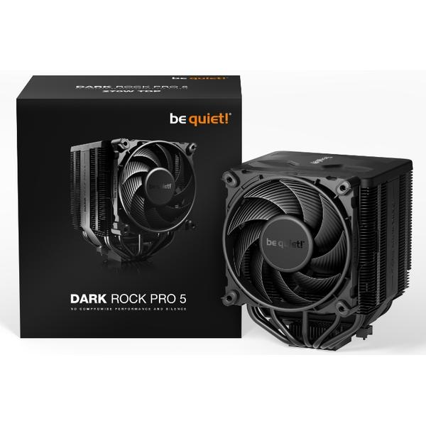 Cooler CPU be quiet! Dark Rock Pro 5, 1x 135mm, 1x 120mm, 2000 rpm, PWM (Negru)
