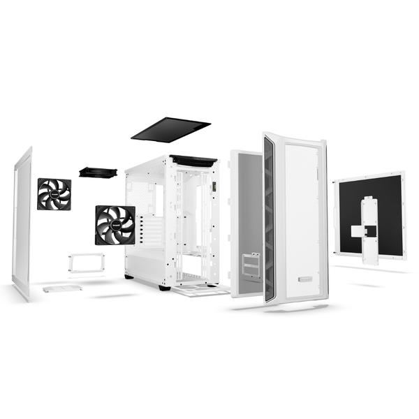 Carcasa be quiet! Shadow Base 800 DX, ATX, E-ATX, fara sursa, Middle Tower (Alb)