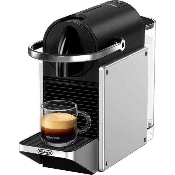 Espressor automat De’Longhi Nespresso EN 127.BL Pixie, 1260 W, 19 bar, Controlul temperaturii, Oprire automata (Argintiu)