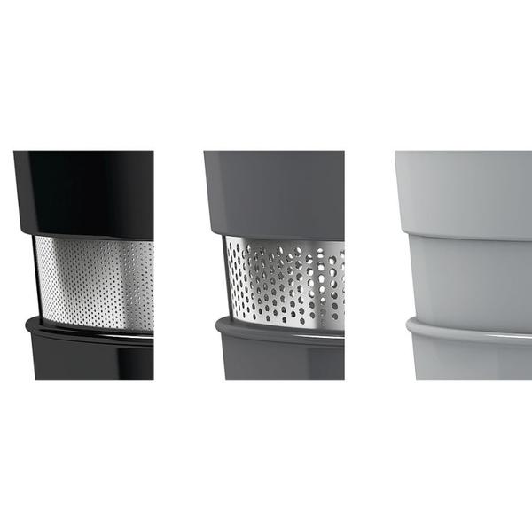 Storcator de fructe si legume Bosch VitaExtract MESM731M, 150 W, 55 rpm, 3 filtre, melc din Tritan, reverse, DripStop (Negru)