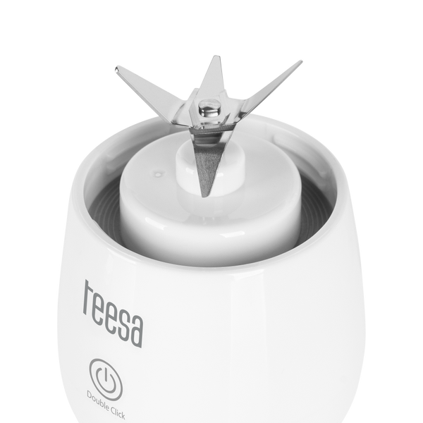 Blender fara fir Teesa TSA3543, 6 lame, 100 W, 450 ml (Alb)