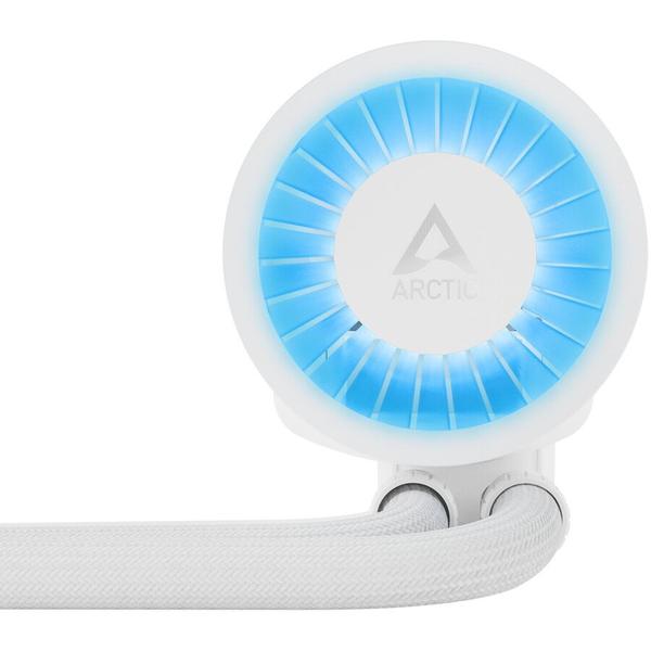 Cooler CPU Arctic Freezer III 280 A-RGB, Racire cu lichid, iluminare aRGB, 2x 140mm, 1900 rpm, PWM (Alb)