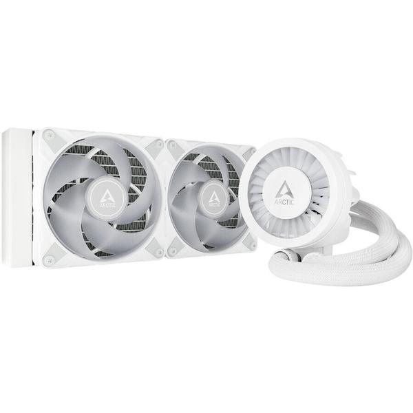 Cooler CPU Arctic Freezer III 280 A-RGB, Racire cu lichid, iluminare aRGB, 2x 140mm, 1900 rpm, PWM (Alb)