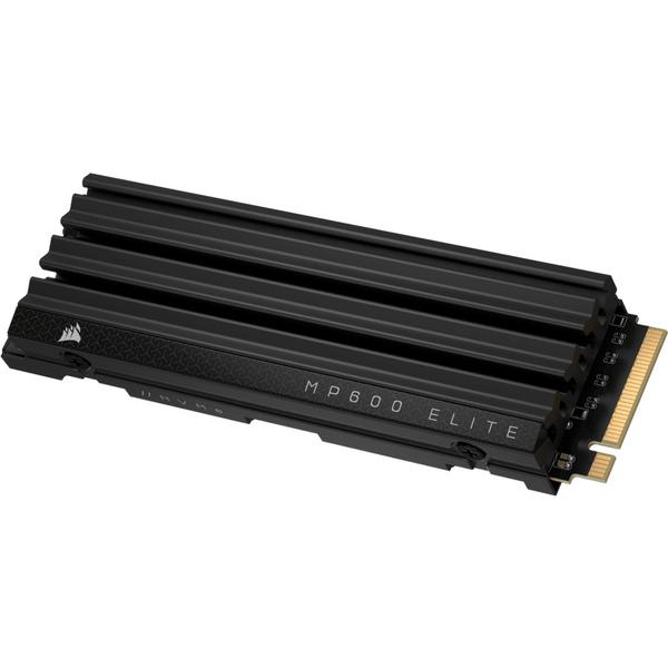 SSD Corsair MP600 ELITE HeatSink, 1TB, PCI Express 4.0 x4, M.2 2280, Optimizat pentru PlayStation 5 (Negru)