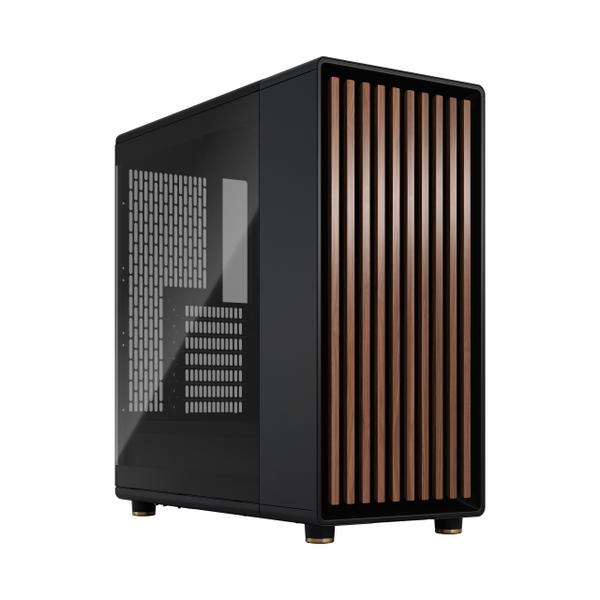 Carcasa Fractal Design North TG, Middle Tower, fara sursa, ATX (Negru)