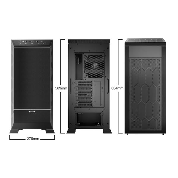 Carcasa be quiet! Dark Base Pro 901, Window, fara sursa, E-ATX, BGW50, Tempered Glass (Negru)