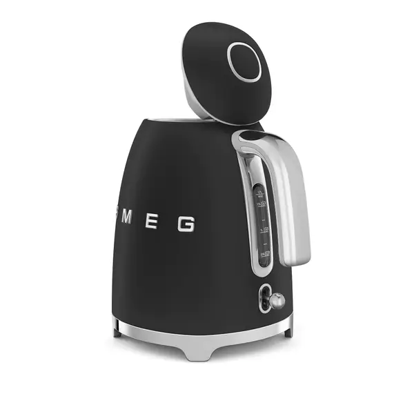Fierbator electric Smeg KLF03BLMEU, 2400W, 1.7 L, Negru mat