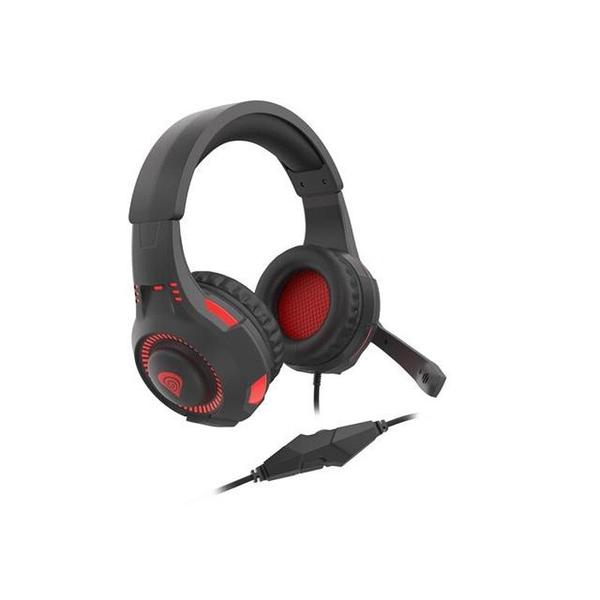 Casti Gaming Genesis Radon 210 7.1, 105 dB, LED (Negru/Rosu)
