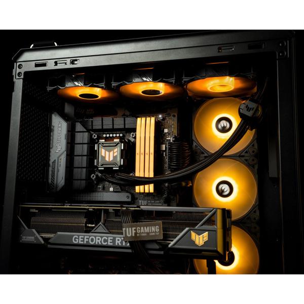 Cooler CPU AIO ASUS TUF GAMING LC II 360 ARGB, 3x 120mm TUF GAMING, Racire cu lichid, AURA SYNC (Negru)