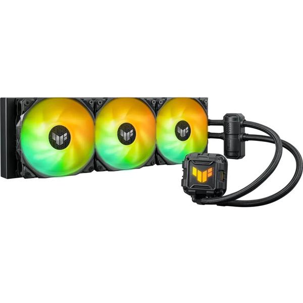 Cooler CPU AIO ASUS TUF GAMING LC II 360 ARGB, 3x 120mm TUF GAMING, Racire cu lichid, AURA SYNC (Negru)