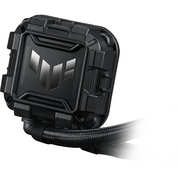 Cooler CPU AIO ASUS TUF GAMING LC II 360 ARGB, 3x 120mm TUF GAMING, Racire cu lichid, AURA SYNC (Negru)