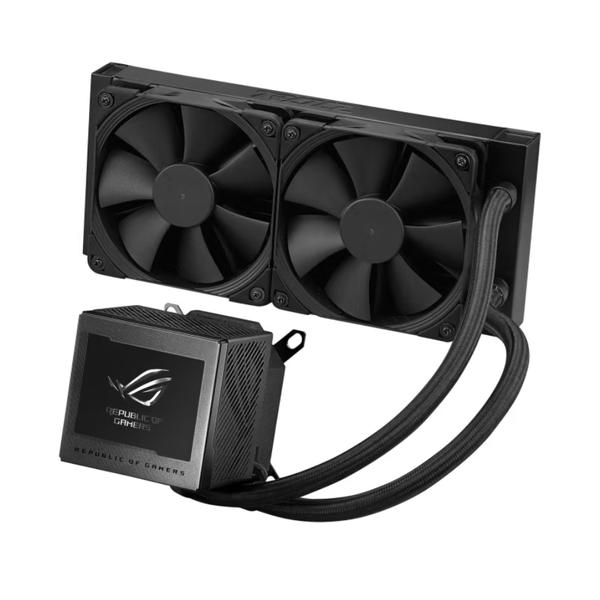 COOLER CPU AIO ASUS ROG RYUJIN III 240, 2x 120mm, Racire cu lichid, Display LCD 3.5inch (Negru)