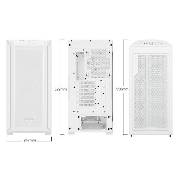 Carcasa be quiet! SHADOW BASE 800 FX, Alb, BGW64, ARGB (Alb)