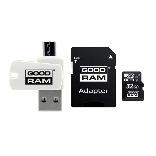 Set Card de memorie + Adaptor, GoodRam, 32 GB