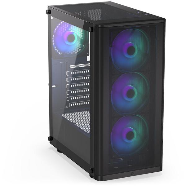 Carcasa Endorfy Ventum 200 ARGB, Mid-Tower, Negru