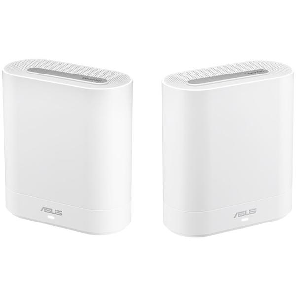 Sistem Wi-Fi Mesh Business ASUS ExpertWiFi EBM68 2PK, AX7800, Tri-Band, Quad-Core 1.7GHz CPU, 256MB/1GB Flash/RAM, 2.5G port, OFDMA, Beamforming, 8 SSIDs, guest portal customizat, Commercial-Grade Network Security & VPN, AiMesh, montare perete