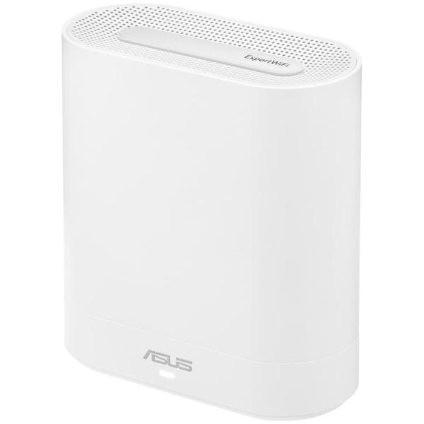 Sistem Wi-Fi Mesh Business ASUS ExpertWiFi EBM68 2PK, AX7800, Tri-Band, Quad-Core 1.7GHz CPU, 256MB/1GB Flash/RAM, 2.5G port, OFDMA, Beamforming, 8 SSIDs, guest portal customizat, Commercial-Grade Network Security & VPN, AiMesh, montare perete