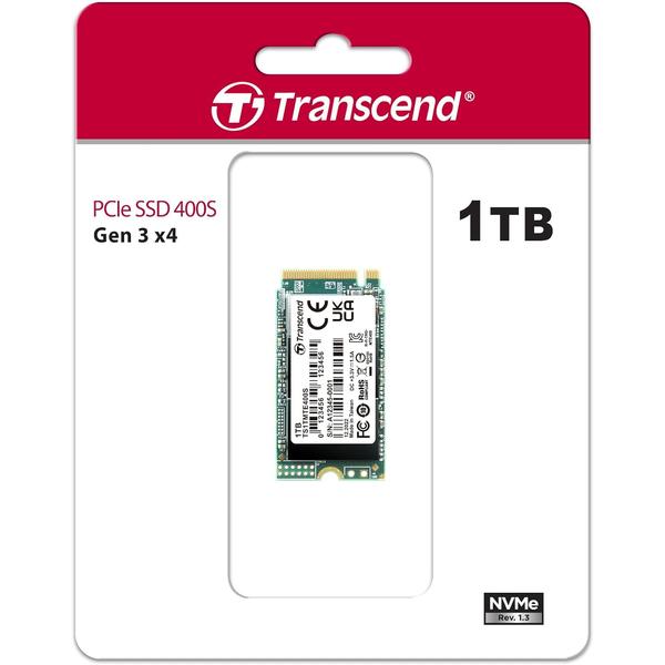 SSD Transcend MTE400S, 1TB, M.2 2242, PCIe Gen3 x4 NVMe