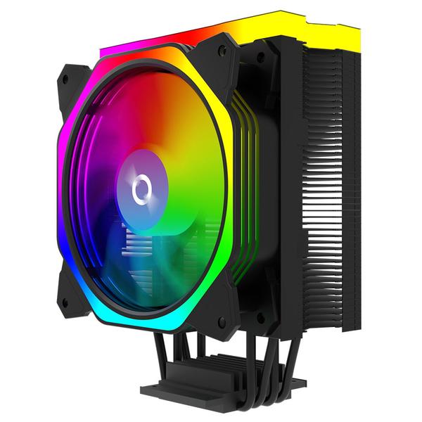 Cooler CPU AQIRYS Uranus, 120 mm,  iluminare ARGB (Negru)