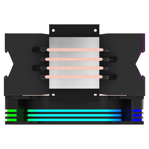 Cooler CPU AQIRYS Uranus, 120 mm,  iluminare ARGB (Negru)